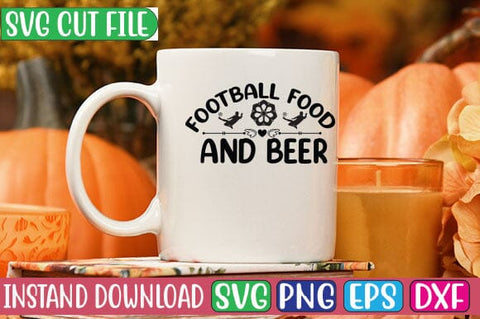 Football Food and Beer SVG Cut File SVG Studio Innate 