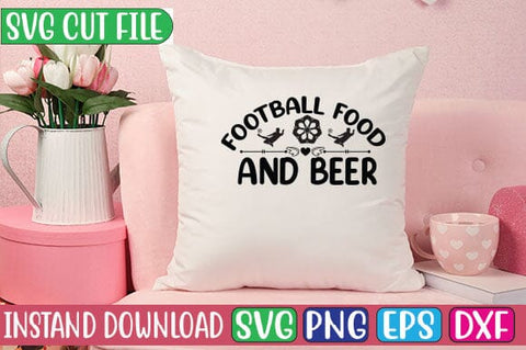 Football Food and Beer SVG Cut File SVG Studio Innate 