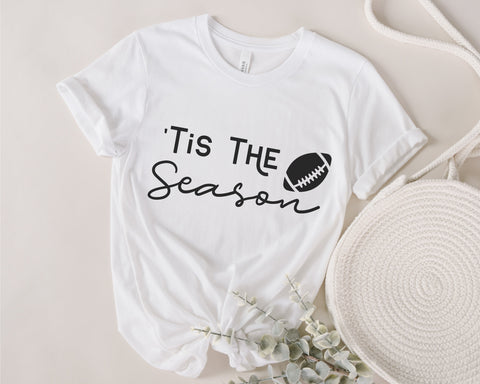 Football Game Day svg, 'Tis The Season svg, Football svg, Football Game Day svg, Fall Sports svg, Football Shirt svg, svg for shirt, png dxf SVG Fauz 