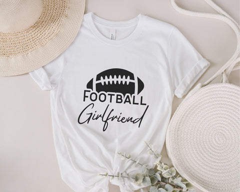 Football Girlfriend Shirt Svg, Sports Girlfriend Svg, Football Girlfriend Svg, Football Girlfriend Iron On Png, Gift for Girlfriend, Cricut SVG Fauz 