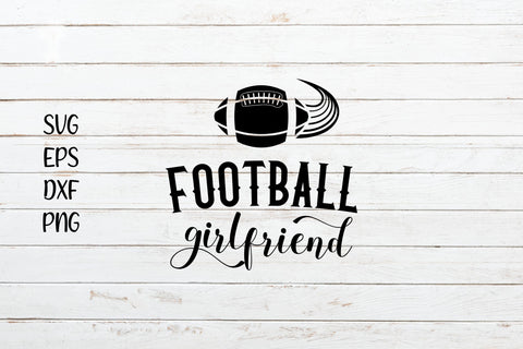 Football Girlfriend svg cut file SVG SmmrDesign 