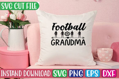 Football Grandma SVG Cut File SVG Studio Innate 