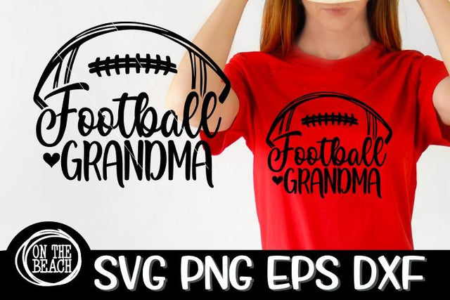 Football Grandma SVG - DXF - EPS - PNG SVG On the Beach Boutique 