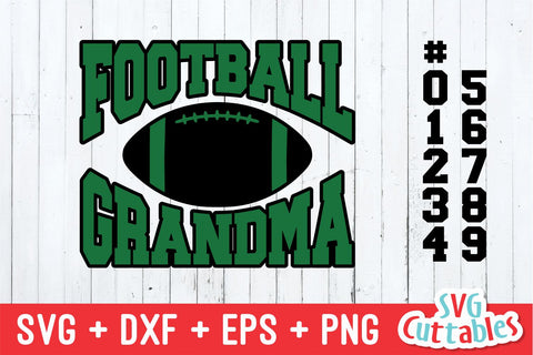 Football Grandma SVG | Football SVG | Shirt Design SVG Svg Cuttables 
