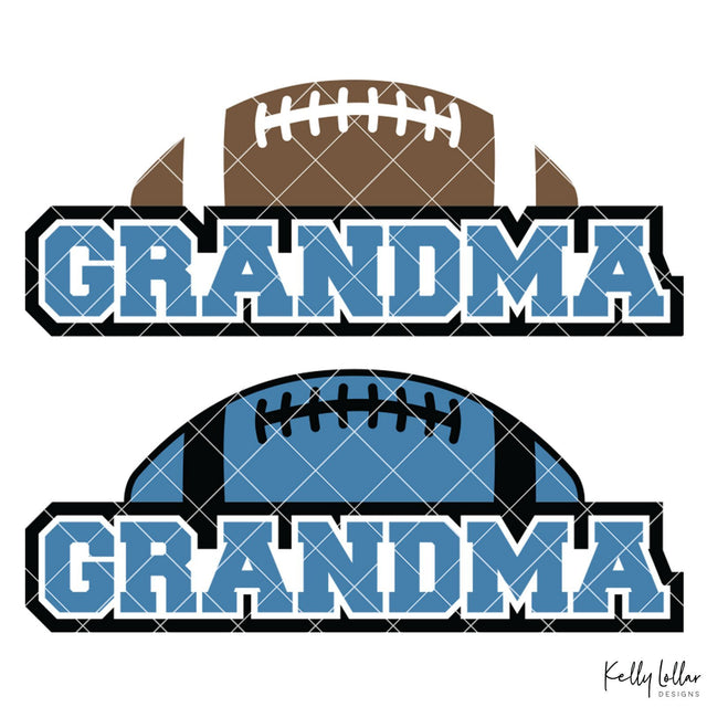 Football Grandma SVG Kelly Lollar Designs 