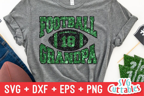 Football Grandpa SVG | Football SVG | Shirt Design SVG Svg Cuttables 