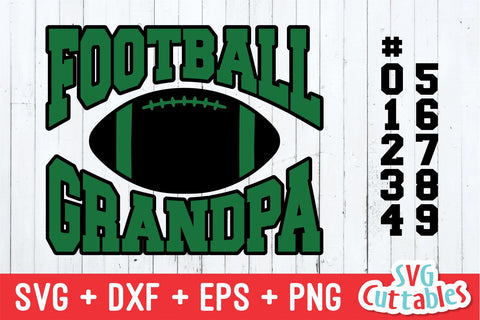 Football Grandpa SVG | Football SVG | Shirt Design SVG Svg Cuttables 