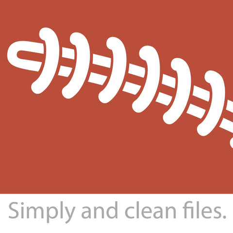 Football Heart SVG TribaliumArtSF 