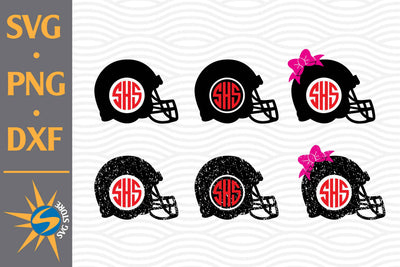 Football Helmet Monogram SVG, PNG, DXF Digital Files Include SVG SVGStoreShop 