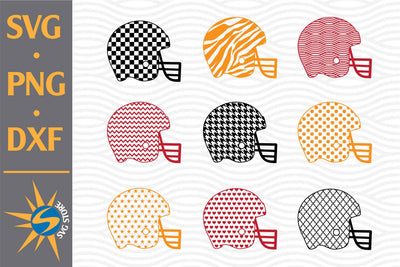Football Helmet Pattern SVG, PNG, DXF Digital Files Include SVG SVGStoreShop 