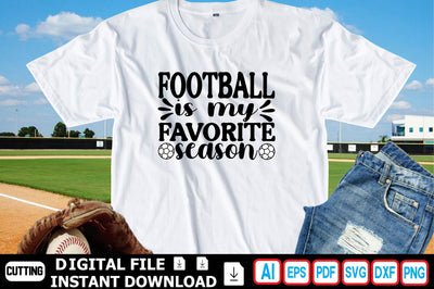 FOOTBALL is MY FAVORITE SEASON SVG Craftlabsvg24 