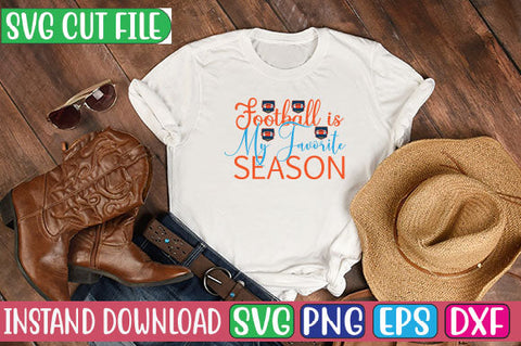 Football is My Favorite Season SVG Cut File SVG Studio Innate 