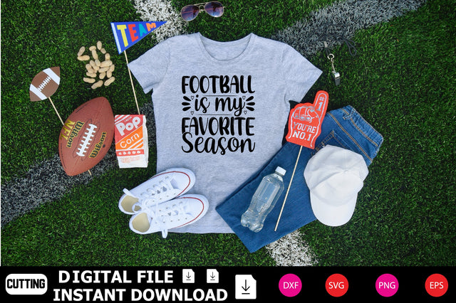 Football Is My Favorite Season SVG Shahin alam 