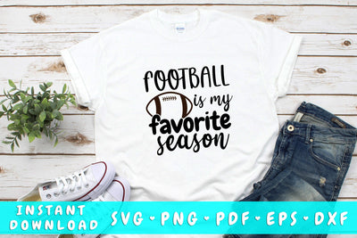 Football Is My Favorite Season SVG SVG HappyDesignStudio 