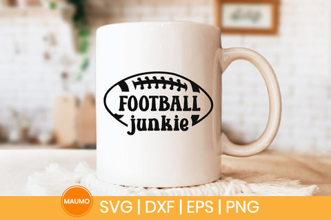 Football junkie sports svg quote SVG Maumo Designs 