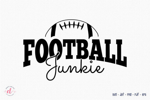 Football Junkie SVG - Football SVG SVG CraftLabSVG 