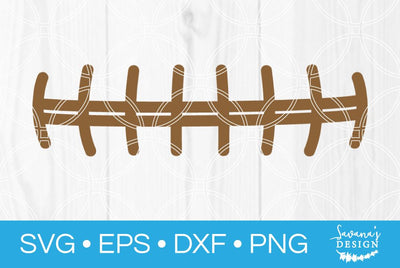Football Lace SVG SavanasDesign 