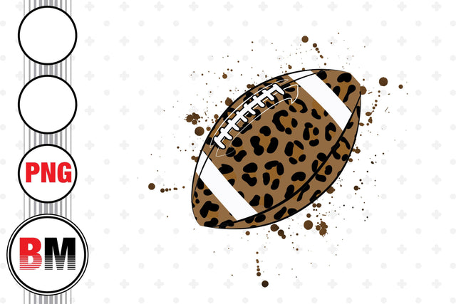 Football Leopard PNG Files Sublimation BMDesign 