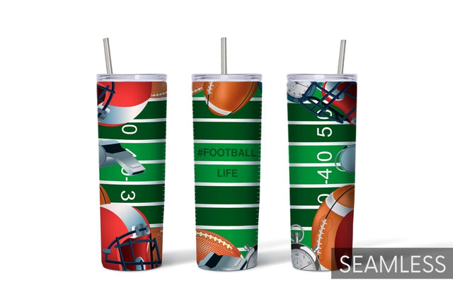 Football Life Tumbler Sublimation Sublimation SvgOcean 
