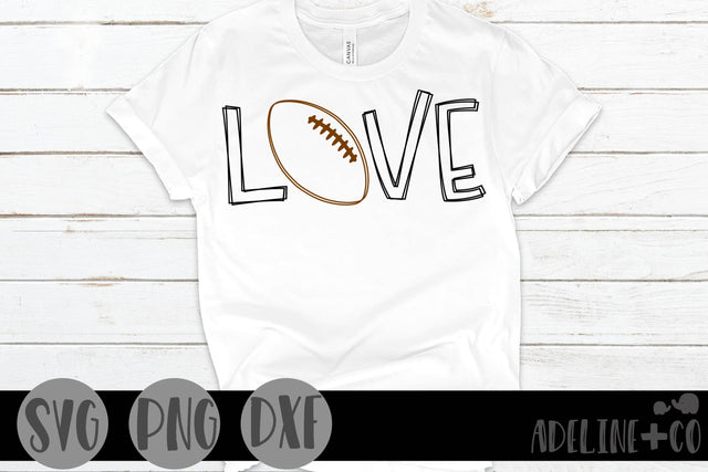 Football love, sports SVG Adeline&co 
