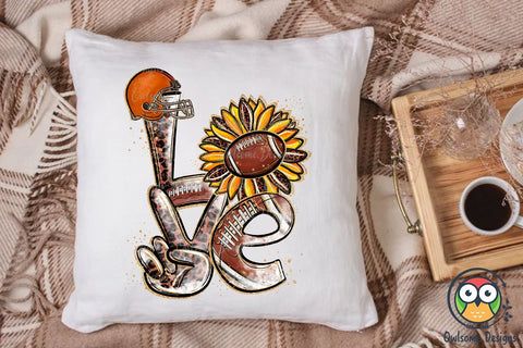 Football Love Sublimation PNG Designs Sublimation Owlsome.Designs 