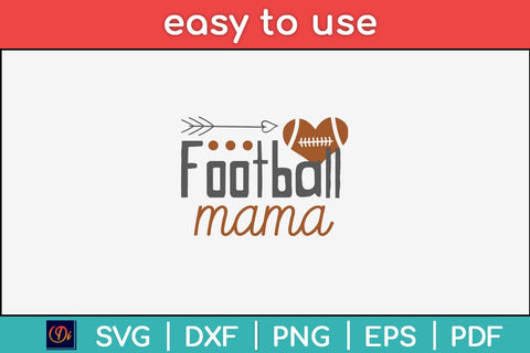 Football Mama Mothers Day Svg Design SVG artprintfile 