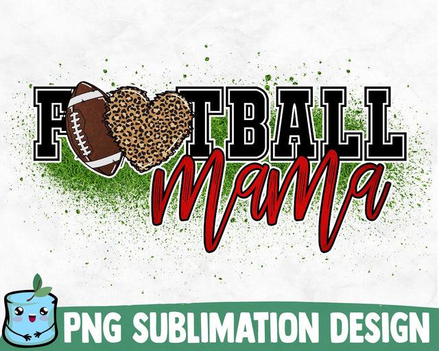 Football Mama Sublimation Design Sublimation MintyMarshmallows 