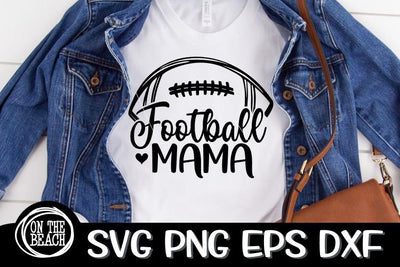 Football Mama SVG - DXF - EPS - PNG SVG On the Beach Boutique 