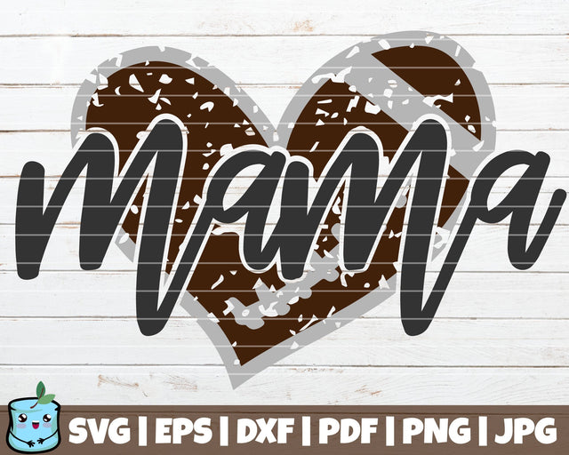 Football Mama SVG MintyMarshmallows 