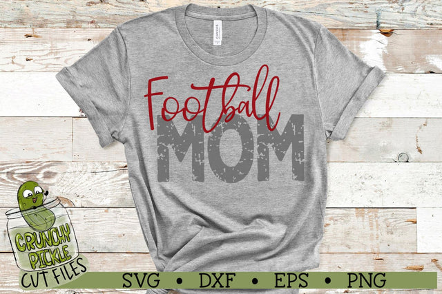 Football Mom & Bonus Team Mom SVG SVG Crunchy Pickle 
