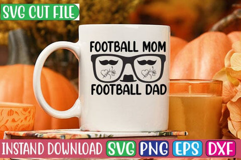 Football Mom Football Dad SVG Cut File SVG Studio Innate 
