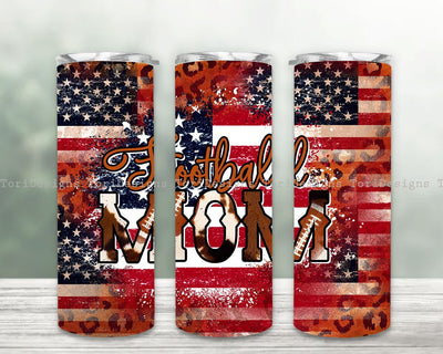 Football Mom png, American Football Tumbler Wrap, Football tumbler png Design, Seamless Skinny Tumbler 20oz, Sublimation Design Download Sublimation ToriDesigns 