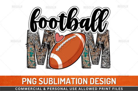 Football Mom Sublimation Design Sublimation Regulrcrative 