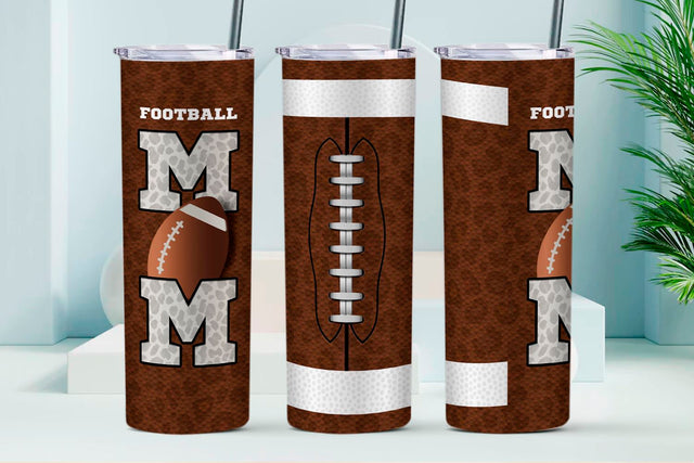 Football mom sublimation tumbler Sublimation KMarinaDesign 
