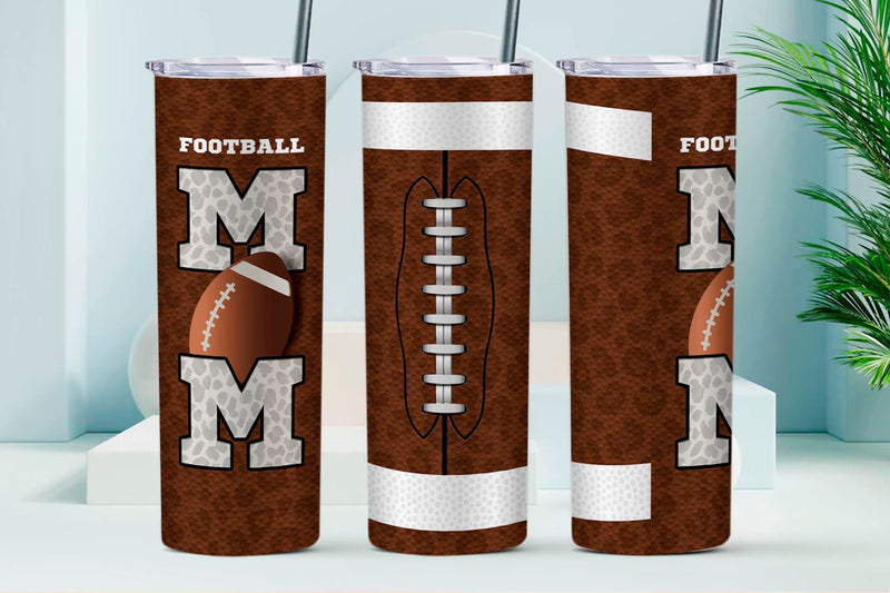 Football mom sublimation tumbler Sublimation KMarinaDesign 