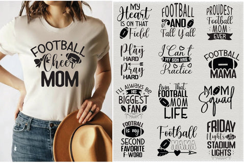 Football Mom Svg Bundle 19 Designs SVG Creativeart88 