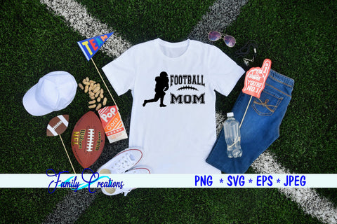 Football Mom SVG Family Creations 