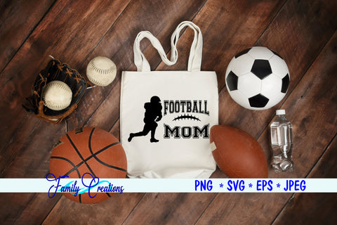 Football Mom SVG Family Creations 