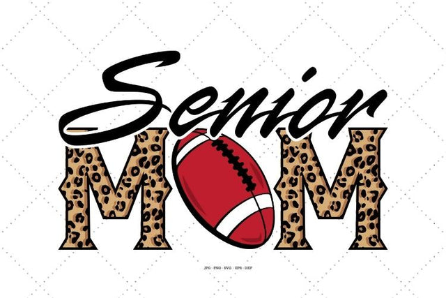 Football Mom Svg, Football Spirit, Senior Gift SVG SVG Digital Designer 