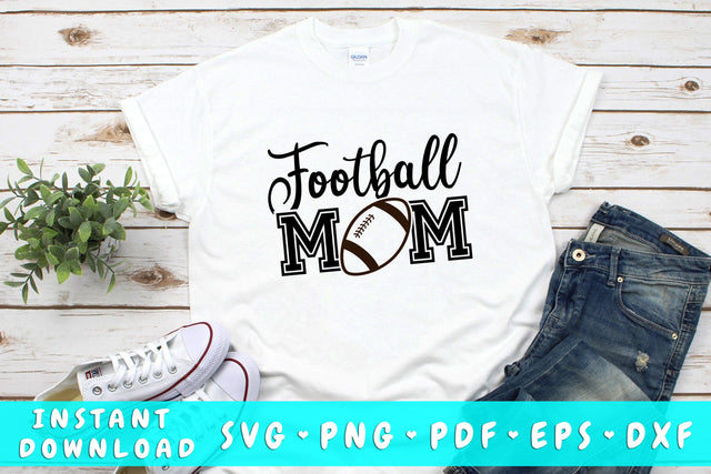Football Mom SVG SVG HappyDesignStudio 