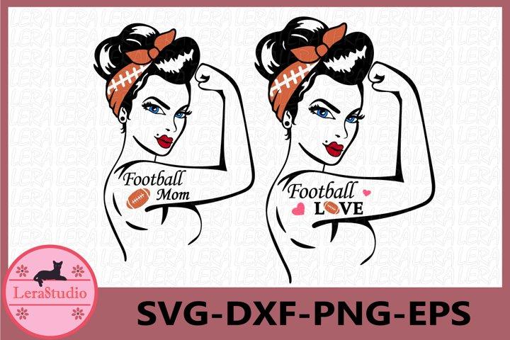 Football Mom SVG SVG Lerastudio 