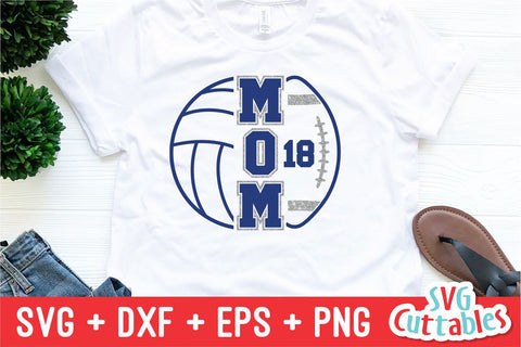 Football Mom SVG | Volleyball Mom SVG | Shirt Design SVG Svg Cuttables 