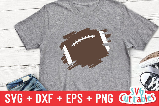 Football Paint Stroke Svg Cuttables 