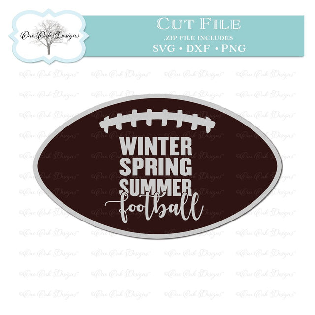 Football Seasons SVG One Oak Designs 