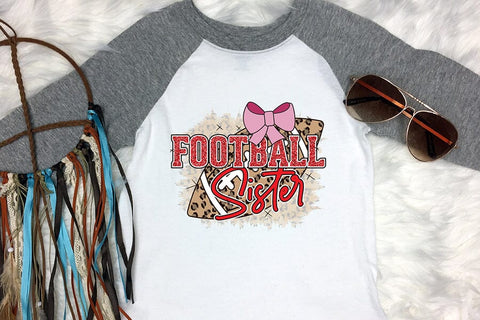 Football Sister, Football Sublimation Design Sublimation CraftLabSVG 