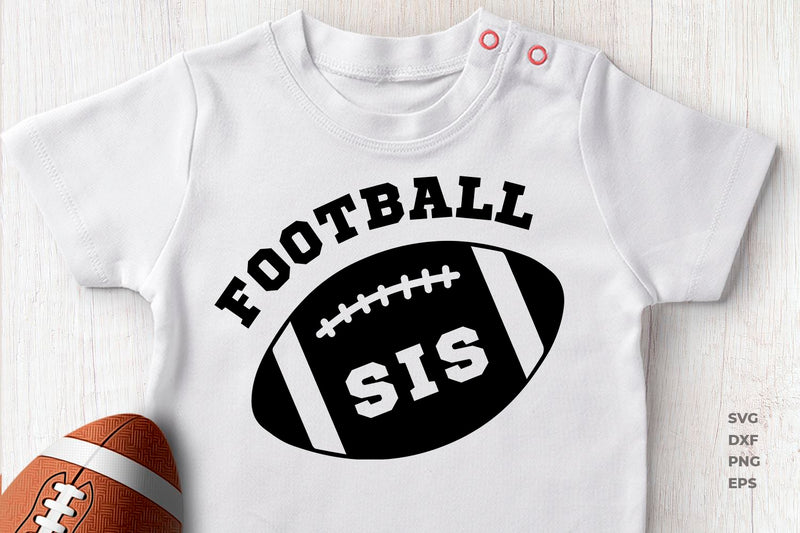 Football sister svg shirt SVG KMarinaDesign 