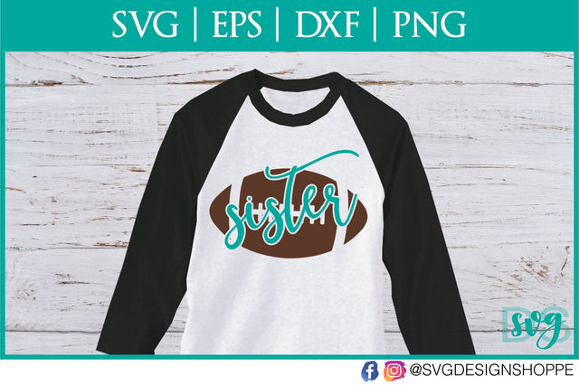 Football Sister SVG SVG Design Shoppe 