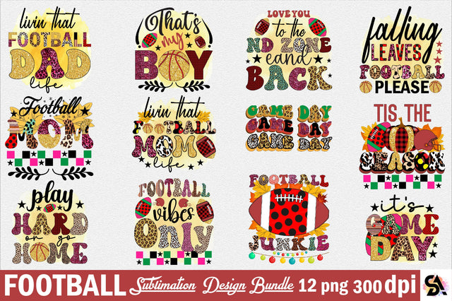 Football Sublimation Bundle Sublimation SVGArt 