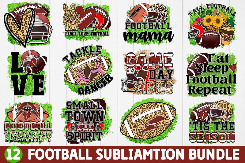 Football Sublimation Bundle SVG Regulrcrative 