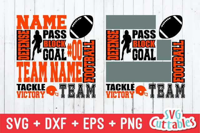 Football Subway Art SVG Svg Cuttables 